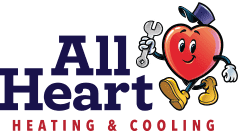 all heart logo with mascot