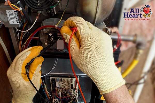 HVAC work by All Heart Heating & Cooling professional