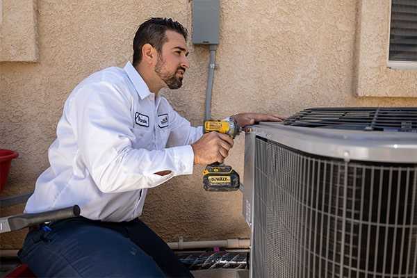 Expert heating-repair Acton, CA check the AC